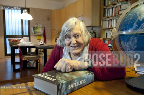 Trieste 21/12/11 - The astrophysicist Margherita Hack at home in Trieste astrofisica scienza ©Graziano Arici/Rosebud2