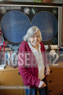 Trieste 21/12/11 - The astrophysicist Margherita Hack at home in Trieste astrofisica scienza ©Graziano Arici/Rosebud2
