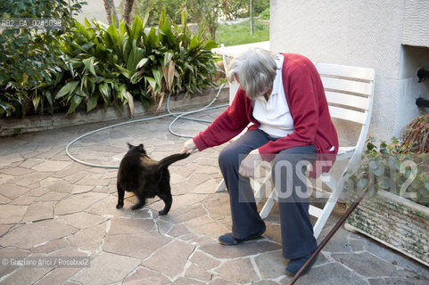 Trieste 21/12/11 - The astrophysicist Margherita Hack at home in Trieste astrofisica scienza ©Graziano Arici/Rosebud2