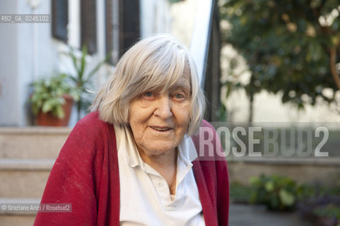 Trieste 21/12/11 - The astrophysicist Margherita Hack at home in Trieste astrofisica scienza ©Graziano Arici/Rosebud2
