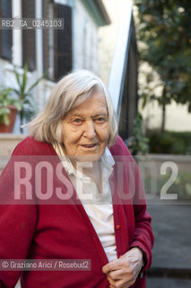 Trieste 21/12/11 - The astrophysicist Margherita Hack at home in Trieste astrofisica scienza ©Graziano Arici/Rosebud2