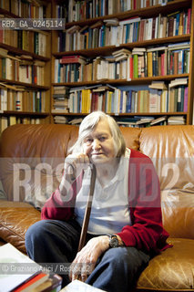 Trieste 21/12/11 - The astrophysicist Margherita Hack at home in Trieste astrofisica scienza ©Graziano Arici/Rosebud2