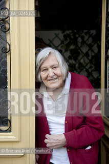 Trieste 21/12/11 - The astrophysicist Margherita Hack at home in Trieste astrofisica scienza ©Graziano Arici/Rosebud2