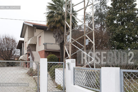 Venezia1/2/12 - Ponteggi e tralicci elettrici dellENEL a Scorzè Terna ©Graziano Arici/Rosebud2