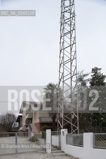 Venezia1/2/12 - Ponteggi e tralicci elettrici dellENEL a Scorzè Terna ©Graziano Arici/Rosebud2