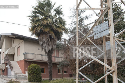 Venezia1/2/12 - Ponteggi e tralicci elettrici dellENEL a Scorzè Terna ©Graziano Arici/Rosebud2