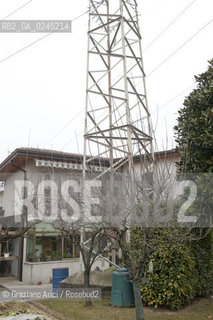 Venezia1/2/12 - Ponteggi e tralicci elettrici dellENEL a Scorzè Terna ©Graziano Arici/Rosebud2