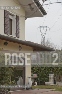 Venezia1/2/12 - Ponteggi e tralicci elettrici dellENEL a Paese Terna ©Graziano Arici/Rosebud2