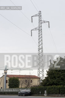 Venezia1/2/12 - Ponteggi e tralicci elettrici dellENEL a Ponzano Terna ©Graziano Arici/Rosebud2