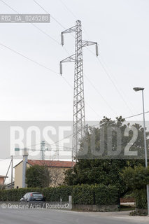 Venezia1/2/12 - Ponteggi e tralicci elettrici dellENEL a Ponzano Terna ©Graziano Arici/Rosebud2
