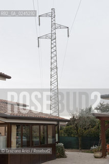 Venezia1/2/12 - Ponteggi e tralicci elettrici dellENEL a Ponzano Terna ©Graziano Arici/Rosebud2
