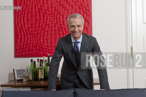 Bologna 2/03/12 - Gaetano Maccaferri, President of Gruppo Industriale Maccaferri and of Confindustria Emilia Romagna, at home in Bologna  industria ©Graziano Arici/Rosebud2
