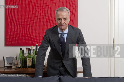 Bologna 2/03/12 - Gaetano Maccaferri, President of Gruppo Industriale Maccaferri and of Confindustria Emilia Romagna, at home in Bologna  industria ©Graziano Arici/Rosebud2