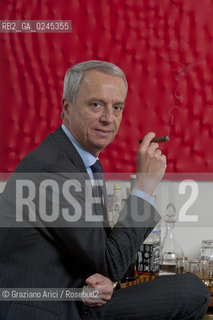 Bologna 2/03/12 - Gaetano Maccaferri, President of Gruppo Industriale Maccaferri and of Confindustria Emilia Romagna, at home in Bologna  industria ©Graziano Arici/Rosebud2