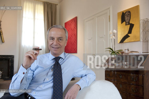 Bologna 2/03/12 - Gaetano Maccaferri, President of Gruppo Industriale Maccaferri and of Confindustria Emilia Romagna, at home in Bologna  industria ©Graziano Arici/Rosebud2