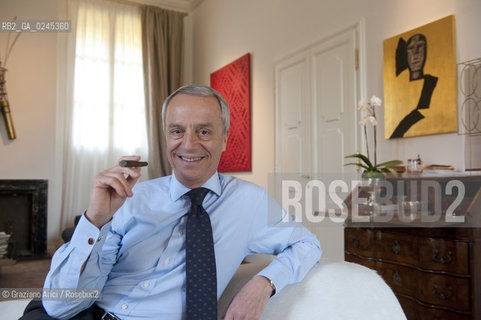 Bologna 2/03/12 - Gaetano Maccaferri, President of Gruppo Industriale Maccaferri and of Confindustria Emilia Romagna, at home in Bologna  industria ©Graziano Arici/Rosebud2