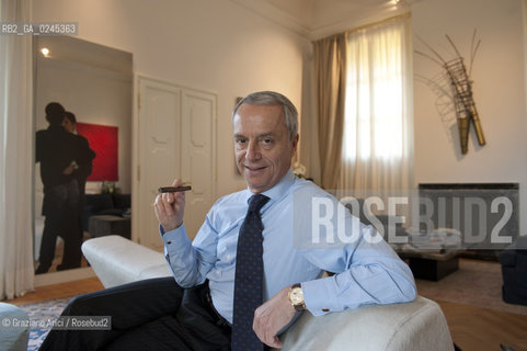 Bologna 2/03/12 - Gaetano Maccaferri, President of Gruppo Industriale Maccaferri and of Confindustria Emilia Romagna, at home in Bologna  industria ©Graziano Arici/Rosebud2