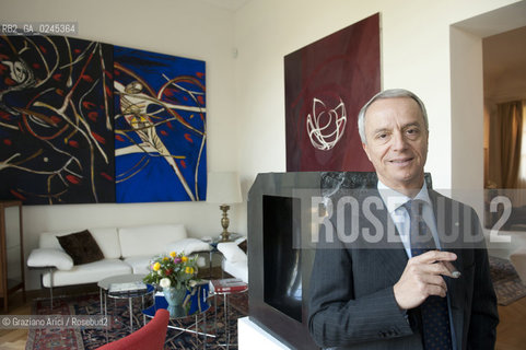 Bologna 2/03/12 - Gaetano Maccaferri, President of Gruppo Industriale Maccaferri and of Confindustria Emilia Romagna, at home in Bologna  industria ©Graziano Arici/Rosebud2