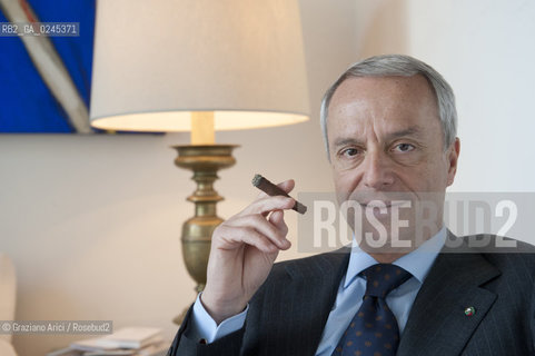 Bologna 2/03/12 - Gaetano Maccaferri, President of Gruppo Industriale Maccaferri and of Confindustria Emilia Romagna, at home in Bologna  industria ©Graziano Arici/Rosebud2