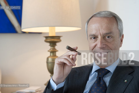 Bologna 2/03/12 - Gaetano Maccaferri, President of Gruppo Industriale Maccaferri and of Confindustria Emilia Romagna, at home in Bologna  industria ©Graziano Arici/Rosebud2