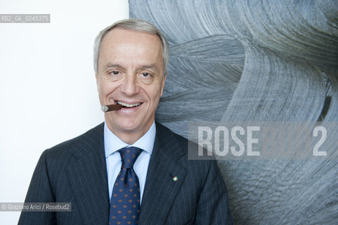 Bologna 2/03/12 - Gaetano Maccaferri, President of Gruppo Industriale Maccaferri and of Confindustria Emilia Romagna, at home in Bologna  industria ©Graziano Arici/Rosebud2