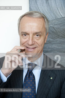 Bologna 2/03/12 - Gaetano Maccaferri, President of Gruppo Industriale Maccaferri and of Confindustria Emilia Romagna, at home in Bologna  industria ©Graziano Arici/Rosebud2