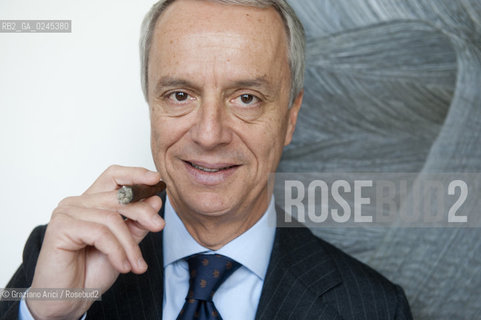 Bologna 2/03/12 - Gaetano Maccaferri, President of Gruppo Industriale Maccaferri and of Confindustria Emilia Romagna, at home in Bologna  industria ©Graziano Arici/Rosebud2