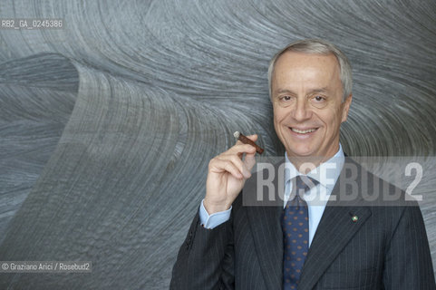 Bologna 2/03/12 - Gaetano Maccaferri, President of Gruppo Industriale Maccaferri and of Confindustria Emilia Romagna, at home in Bologna  industria ©Graziano Arici/Rosebud2