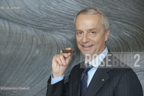 Bologna 2/03/12 - Gaetano Maccaferri, President of Gruppo Industriale Maccaferri and of Confindustria Emilia Romagna, at home in Bologna  industria ©Graziano Arici/Rosebud2