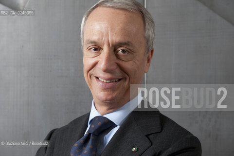 Bologna 2/03/12 - Gaetano Maccaferri, President of Gruppo Industriale Maccaferri and of Confindustria Emilia Romagna, at home in Bologna  industria ©Graziano Arici/Rosebud2