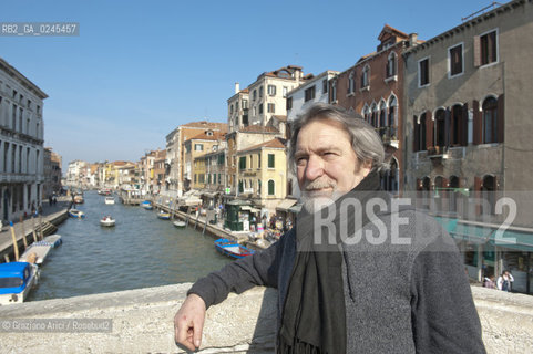 Venice 6/03/12 The Singer Gualtiero Bertelli in Venice musica cantante politica ©Graziano Arici/Rosebud2.