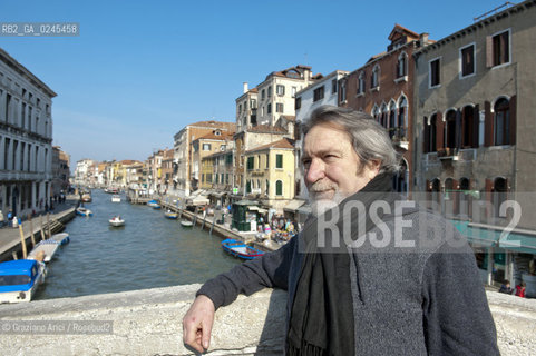 Venice 6/03/12 The Singer Gualtiero Bertelli in Venice musica cantante politica ©Graziano Arici/Rosebud2.