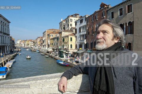 Venice 6/03/12 The Singer Gualtiero Bertelli in Venice musica cantante politica ©Graziano Arici/Rosebud2.