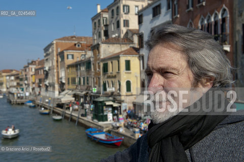 Venice 6/03/12 The Singer Gualtiero Bertelli in Venice musica cantante politica ©Graziano Arici/Rosebud2.