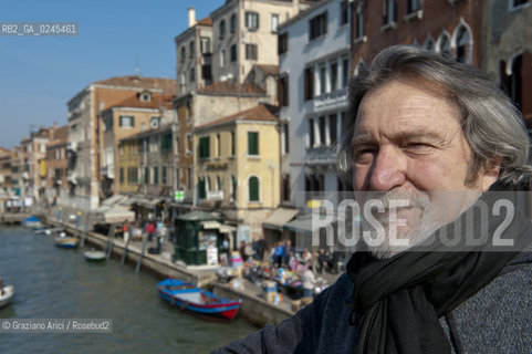 Venice 6/03/12 The Singer Gualtiero Bertelli in Venice musica cantante politica ©Graziano Arici/Rosebud2.