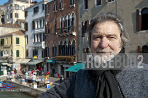 Venice 6/03/12 The Singer Gualtiero Bertelli in Venice musica cantante politica ©Graziano Arici/Rosebud2.