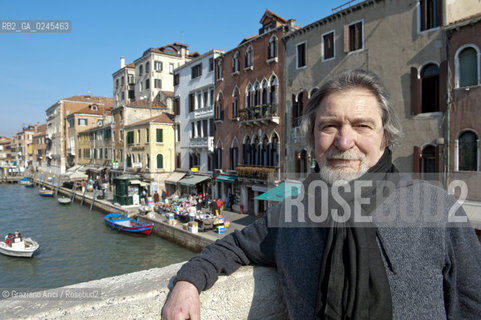 Venice 6/03/12 The Singer Gualtiero Bertelli in Venice musica cantante politica ©Graziano Arici/Rosebud2.