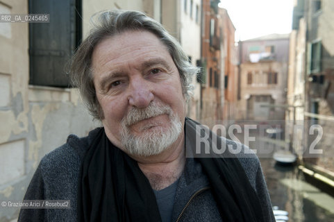 Venice 6/03/12 The Singer Gualtiero Bertelli in Venice musica cantante politica ©Graziano Arici/Rosebud2.