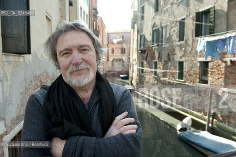 Venice 6/03/12 The Singer Gualtiero Bertelli in Venice musica cantante politica ©Graziano Arici/Rosebud2.