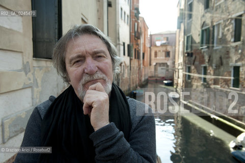 Venice 6/03/12 The Singer Gualtiero Bertelli in Venice musica cantante politica ©Graziano Arici/Rosebud2.