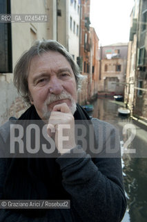 Venice 6/03/12 The Singer Gualtiero Bertelli in Venice musica cantante politica ©Graziano Arici/Rosebud2.