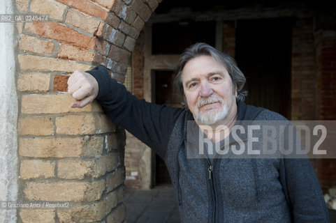 Venice 6/03/12 The Singer Gualtiero Bertelli in Venice musica cantante politica ©Graziano Arici/Rosebud2.