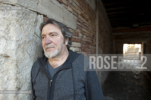 Venice 6/03/12 The Singer Gualtiero Bertelli in Venice musica cantante politica ©Graziano Arici/Rosebud2.