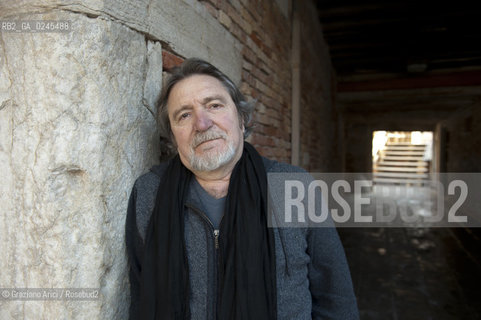 Venice 6/03/12 The Singer Gualtiero Bertelli in Venice musica cantante politica ©Graziano Arici/Rosebud2.