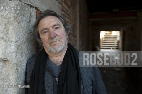 Venice 6/03/12 The Singer Gualtiero Bertelli in Venice musica cantante politica ©Graziano Arici/Rosebud2.