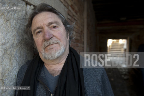 Venice 6/03/12 The Singer Gualtiero Bertelli in Venice musica cantante politica ©Graziano Arici/Rosebud2.