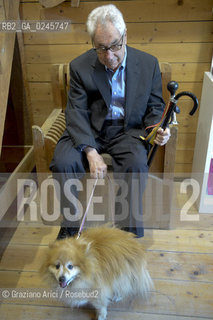 Venice 29/03/12 - The photographer Elliott Erwitt in his exposition at Centro Internazionale della Fotografia dei Tre Oci fotografia fotografo ©Graziano Arici/Rosebud2