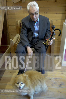 Venice 29/03/12 - The photographer Elliott Erwitt in his exposition at Centro Internazionale della Fotografia dei Tre Oci fotografia fotografo ©Graziano Arici/Rosebud2