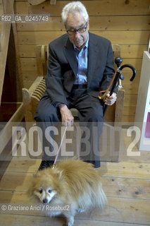 Venice 29/03/12 - The photographer Elliott Erwitt in his exposition at Centro Internazionale della Fotografia dei Tre Oci fotografia fotografo ©Graziano Arici/Rosebud2