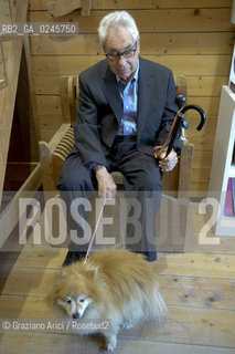 Venice 29/03/12 - The photographer Elliott Erwitt in his exposition at Centro Internazionale della Fotografia dei Tre Oci fotografia fotografo ©Graziano Arici/Rosebud2